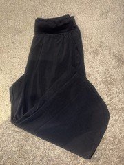 Halara Black Ankle Pants Women’s S Pull-On Stretch Straight Leg Yoga