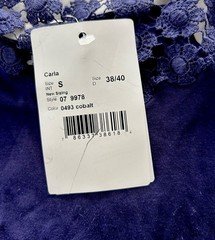 Hanro New With Tags Cobalt Size Small Cotton Camisole