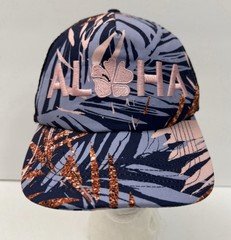 Hapari Surf Snapback Trucker Hat/Cap Hawaiian Leaf Print Adjustable ALOHA
