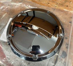 Harley Davidson OEM Touring M8 Milwaukee Derby Cover (Chrome)