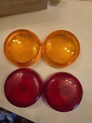 Harley Davidson Turn And Stop Light Covers Set Of 4.