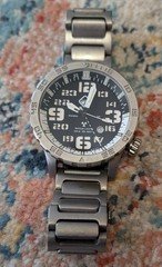 Hazard 4 BlackTie White GMT Edition - Titanium Tritium 50mm Dive Watch