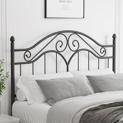 Headboard for Full Size Bed Frame, Vintage Platform Bed Metal Headboard Only New