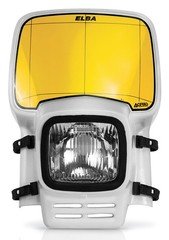 Headlight Elba Fits 2 White 12v/35w