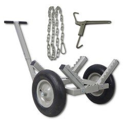 Heavy Duty Log Dolly with Chocker Chain & Load Binder Log Wood Transport