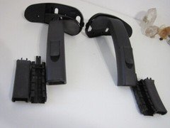Herman Miller Mirra 1  adjustable arm pair right & left with slides & trim chair