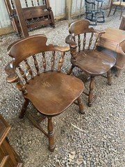 Heywood Wakefield Vintage Cambridge Arm Chairs