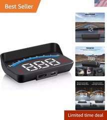 High Definition Windshield Projector for Vehicles with Overspeed & Fault Alarms