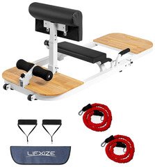 Hip Thrust Machine for High Resistance Glute Training - White