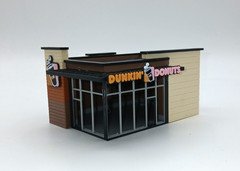 HO Scale Restaurant Kit - Dunkin Donuts