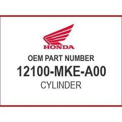 Honda CYLINDER 12100-MKE-A00 OEM NEW