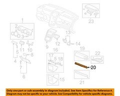 HONDA OEM 03-06 Element Instrument Panel Components-Tray 77234SCVA01ZB