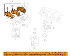HONDA OEM 07-08 Element Instrument Panel Cluster Switches-Meter 78100SCVA91