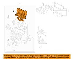 HONDA OEM 2005 Accord Instrument Panel Components-Base 39170SDNA02ZA