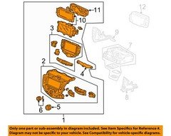 HONDA OEM 2005 Accord Instrument Panel Components-Housing Assy 39183SDRA43ZA