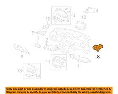 HONDA OEM 2010 Accord Instrument Panel Components-Vent Grille 77630TA0A21ZA