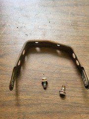 Honda TRX 125 4 Four Trax 1986 86 headlight mount bracket