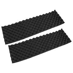 Hot 2x Wave-Shaped Soundproofing Solution Soundproof Mat Insulation 80x25cm
