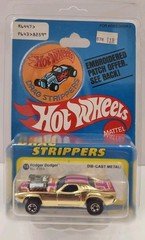 Hot Wheels 1978 Drag Strippers Gold Chrome Rodger Dodger  Patch Card VHTF