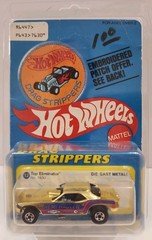 Hot Wheels 1978 Drag Strippers Gold Chrome Top Eliminator Unpunched Patch Card