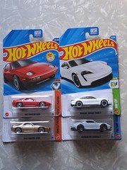 Hot Wheels 1983 Porsche 928S [Red], Muscle Mania Lot Of 4 Mixed Porsche B10