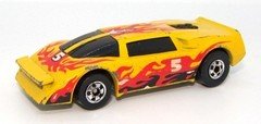 Hot Wheels Crack-Ups Sidebanger Number 5 in yellow Good Condition