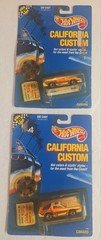 Hot Wheels Lot Of 7 Cali Custom  Camaro X 2/Cobra/Mustang/57 Chev/VW Bug/34 Ford