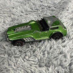 HOT WHEELS REDLINE THE HOOD METALLIC LIME APPLE GREEN ORIGINAL TOY CAR VTG