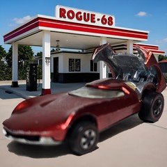 Hot Wheels Redlines Turbofire, Red, 1969 Mainline, Made in USA
