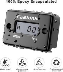 Hour Meter for Gas Engine Generator Lawn Mower Pressure Washer Marine ATV...