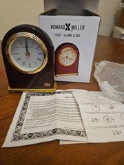 Howard Miller 3M Insignia Table Alarm Clock #613-487