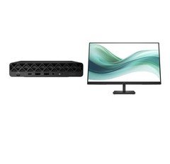 HP ProDesk 4 Mini G1i Desktop AI PC Wolf Pro Security Edition + HP Series 3 Pro