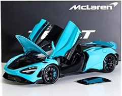 HPD 18002 1:18 McLAREN 765LT (CURACAO BLUE) L.E. OF 600 DIECAST SUPERCAR
