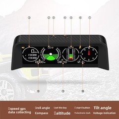 HUD Head up Display GPS Altitude Speedometer Instrument General Motors Beidou 