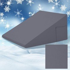HunnmingRe 25"x25"x8" Cooling Bed Wedge Pillow Case Cover (Only Pillow Case) ...