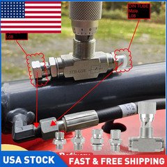 Hydraulic Flow Control Valve Kit - STB-G3/8 - Mini Excavator - AGT -3/8" L08