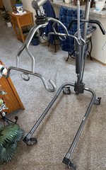 Hydraulic Patient Lift with Sling Bar for Physical Medicine & Rehabilitation