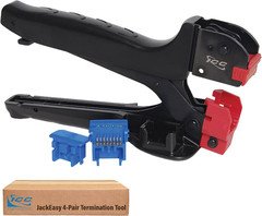 ICC Jackeasy 4-Pair Termination Tool for ICC Keystone Jacks Only - Cat6A, Cat6,