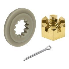 IFERLA Outboard Prop Hub Nut Kit Fit for Most Johnson/Evinrude Motor, silver