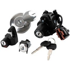 Ignition Switch Fuel Gas Cap Helmet Seat Lock Set For Honda 2014-2016 CRF250M