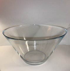 IKEA Glass Serving Bowl TRYGG Pasta Salad 11” Hagberg Holiday Party Table
