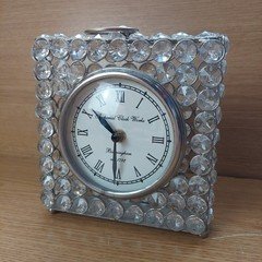 Imperial Clock Works Birmingham Mantel Piece Quartz Clock, Crystal Style Working