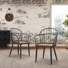 Indoor Dining Chair W Metal Legs
