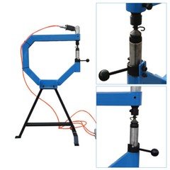 Industrial Pneumatic Planishing Hammer with Stand, Pedal & 1-3" Anvils