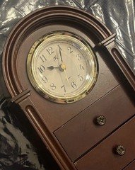 INFINITY Wooden Jewelry Cabinet and Quartz Clock Tower