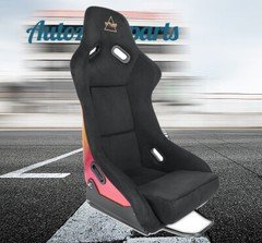 INNOVATIONS FRP-301BK-PRISMA LARGE ALCANTARA RACING BUCKET SEAT+SIDE MOUNTS