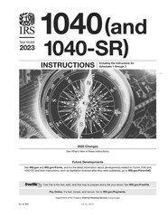 Instructions for 1040 and 1040 SR: Including the instructions for Schedules 1 th