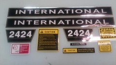 International 2424 Hood decals and more