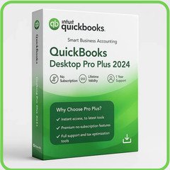Intuit QuickBooks Desktop Pro  plus 2024 |Perpetual Licensees | FULL VERSIONn