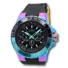 Invicta Aviator Rainbow Iridescent Men's 50mm Multi-Function Date Watch 37033